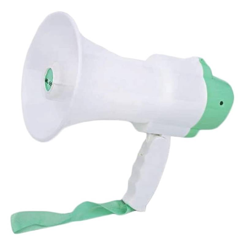 Handmikrofon, Sirene, Tragbarer Bullhorn-Lautsprecher, Schreien, Aufzeichnen, Bullhorn-Sprachverstärker Mit Faltbarem Griff Whistle, Aufnahmefunktion von MEIZHITU