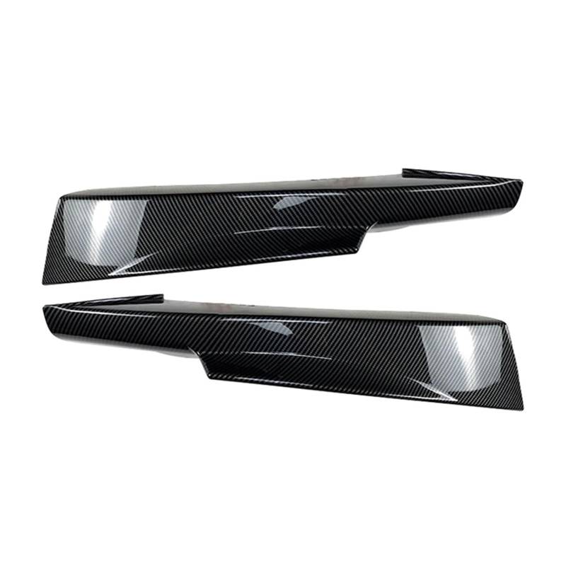 MEIZIYU 1 Paar Frontstoßstangen-Lippenspoiler, passend for E90 E91 LCI M-Tech 3-Serie 2009–2013, Auto-Ecksplitter, Zierdekoration Aerodynamische Lippe vorne(Carbon Fiber) von MEIZIYU