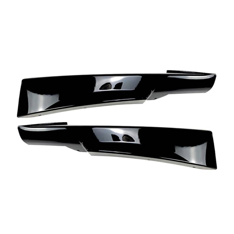 MEIZIYU 1 Paar Frontstoßstangen-Lippenspoiler, passend for E90 E91 LCI M-Tech 3-Serie 2009–2013, Auto-Ecksplitter, Zierdekoration Aerodynamische Lippe vorne(Glossy Black) von MEIZIYU