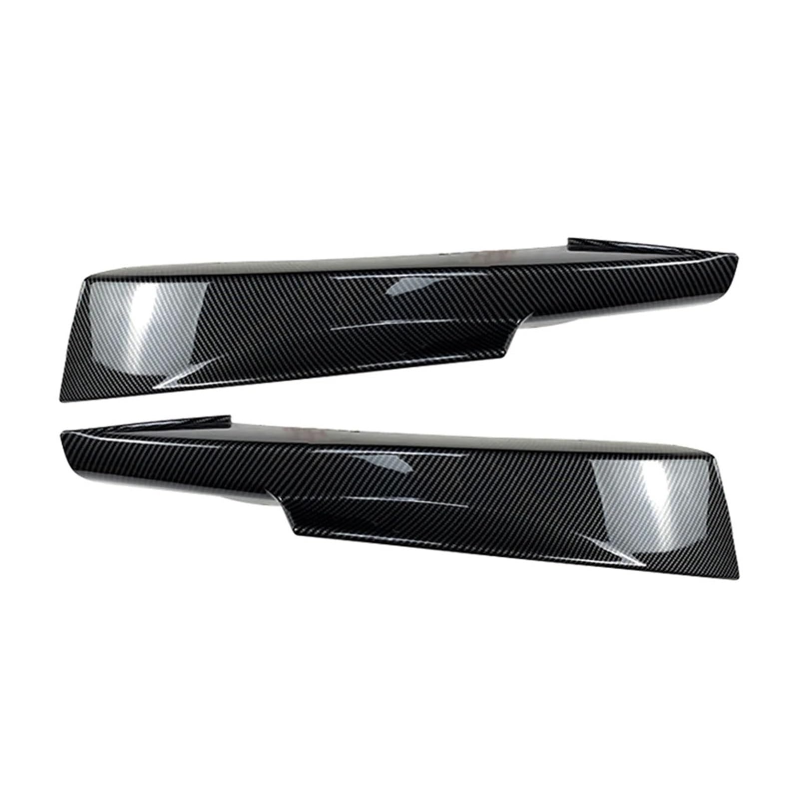 MEIZIYU 1 Paar Frontstoßstangen-Lippenspoiler, passend for E90 E91 LCI M-Tech 3-Serie 2009–2013, Zierdekoration, Ecksplitter, Auto Aerodynamische Lippe vorne(Carbon Fiber) von MEIZIYU