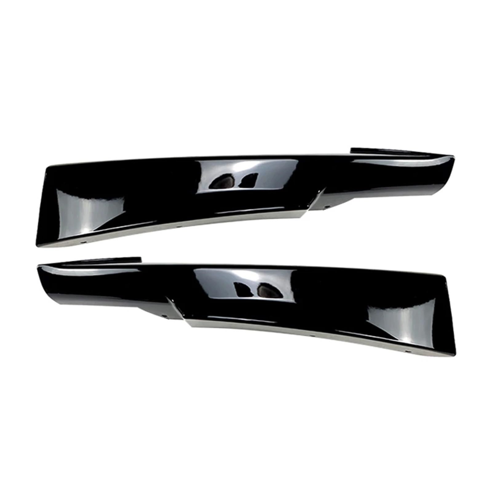 MEIZIYU 1 Paar Frontstoßstangen-Lippenspoiler, passend for E90 E91 LCI M-Tech 3-Serie 2009–2013, Zierdekoration, Ecksplitter, Auto Aerodynamische Lippe vorne(Glossy Black) von MEIZIYU