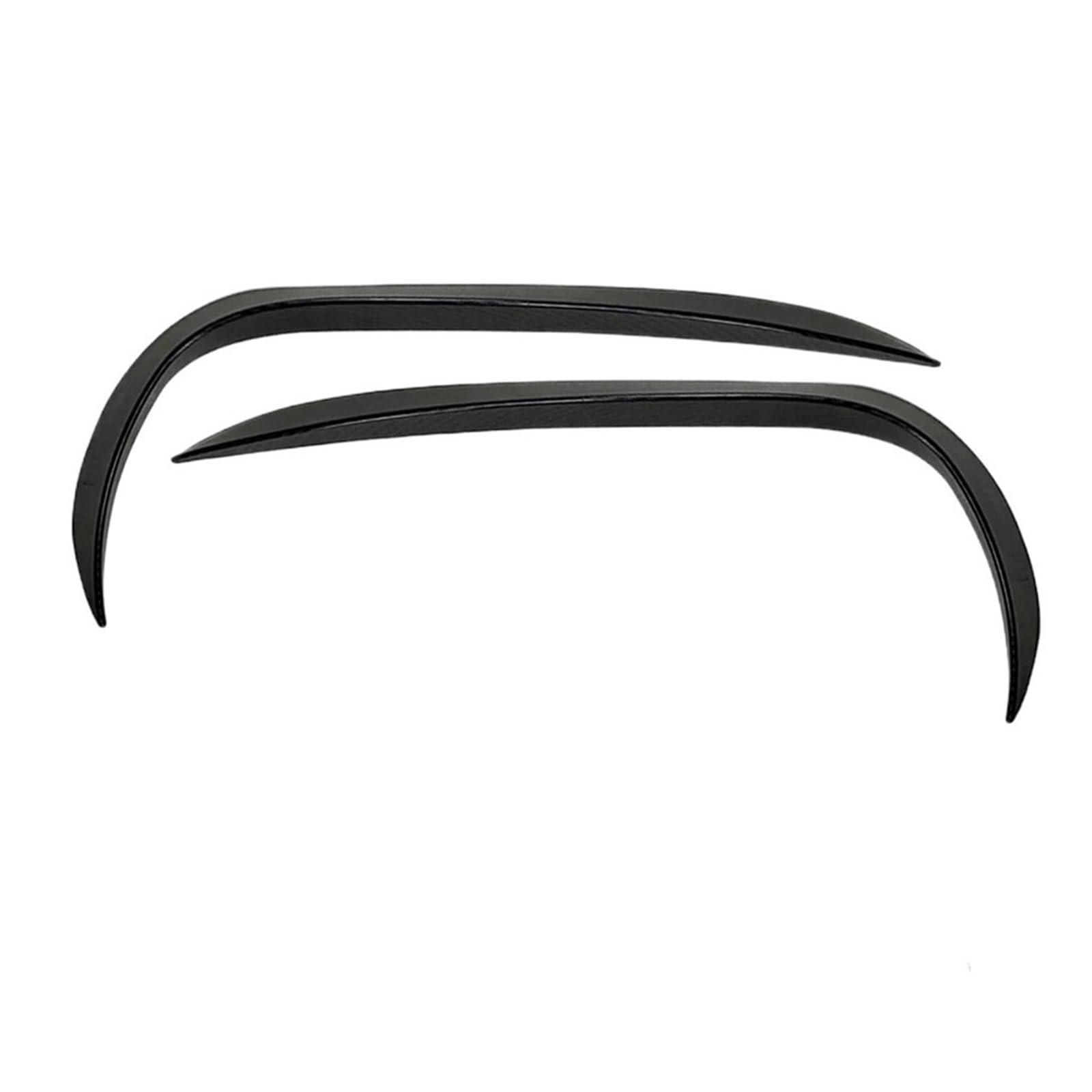 MEIZIYU 2 Stück Frontstoßstangen-Lippenspoiler, passend for GLB X247 2020–2021, Dekorationsverkleidung, ABS-Auto Aerodynamische Lippe vorne(Carbon Fiber Color) von MEIZIYU