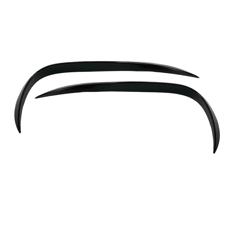 MEIZIYU 2 Stück Frontstoßstangen-Lippenspoiler, passend for GLB X247 2020–2021, Dekorationsverkleidung, ABS-Auto Aerodynamische Lippe vorne(Gloss Black) von MEIZIYU