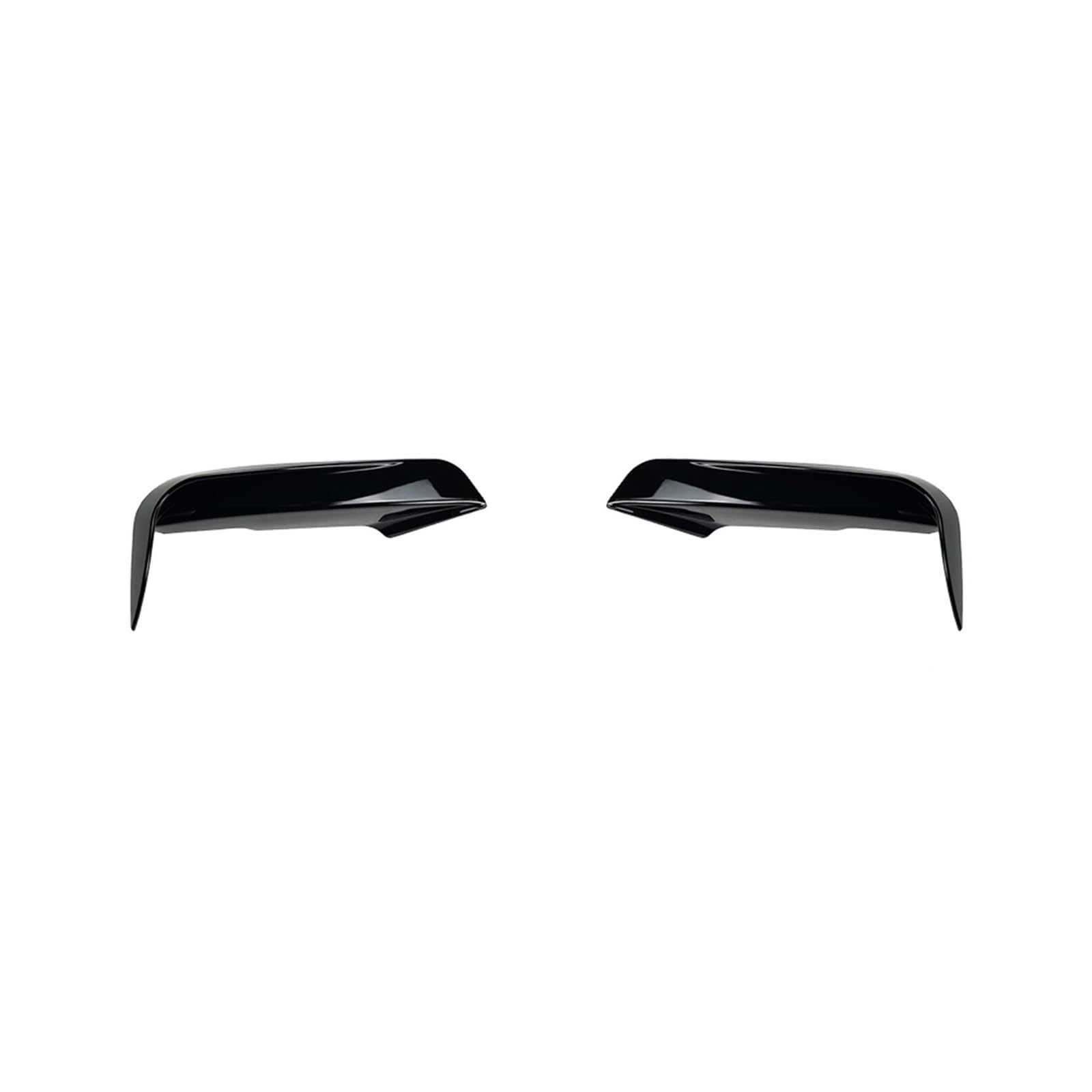 MEIZIYU 2 Stück Frontstoßstangen-Seitenlippenspoiler, passend for 3er F30 M Sport 2012–2018, Nebelscheinwerfer-Abdeckung, Augenbraue Aerodynamische Lippe vorne(Glossy Black) von MEIZIYU