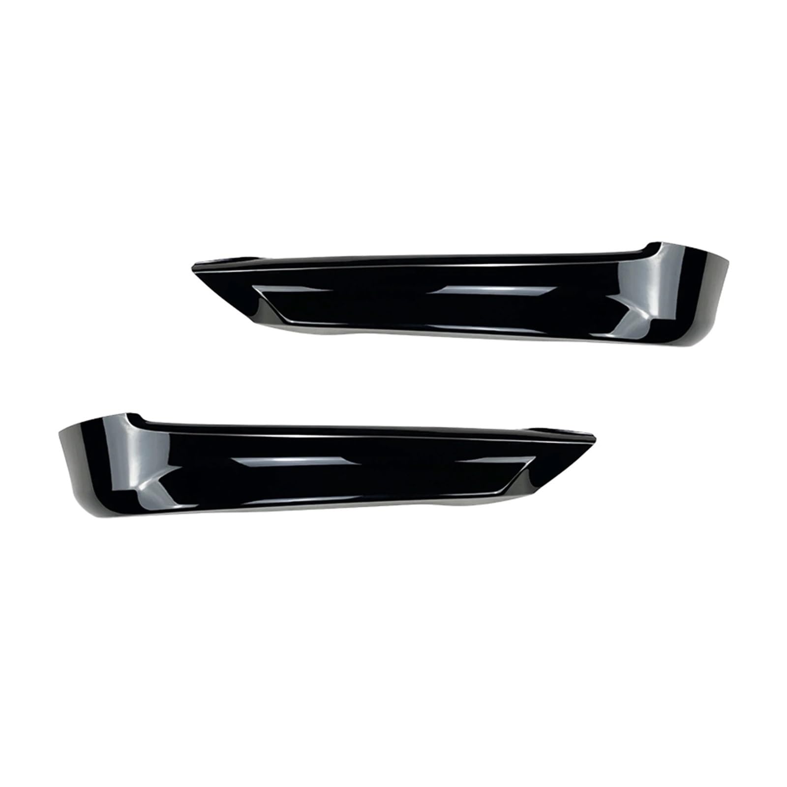 MEIZIYU 2PCS Auto-Vorderseiten-Spoilerlippe, passend for 3er-Serie E90 E91 320i 330i Limousine 2005-2008 Basismodell-Abdeckungs-Splitter-Verkleidung Aerodynamische Lippe vorne(Glossy Black) von MEIZIYU