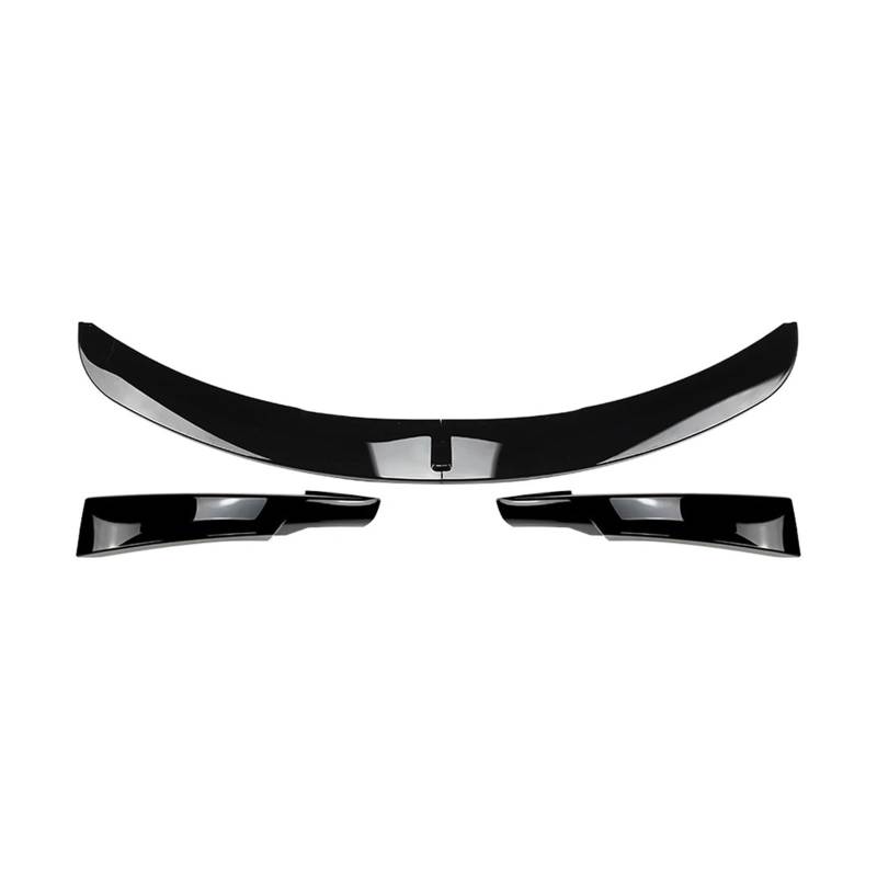 MEIZIYU 4-teilige Frontstoßstangen-Spoilerlippe, passend for 3er-Serie E90 E91 M Sport LCL 2009–2012, Ecksplitter-Verkleidungs-Body-Kits Aerodynamische Lippe vorne(Glossy Black) von MEIZIYU