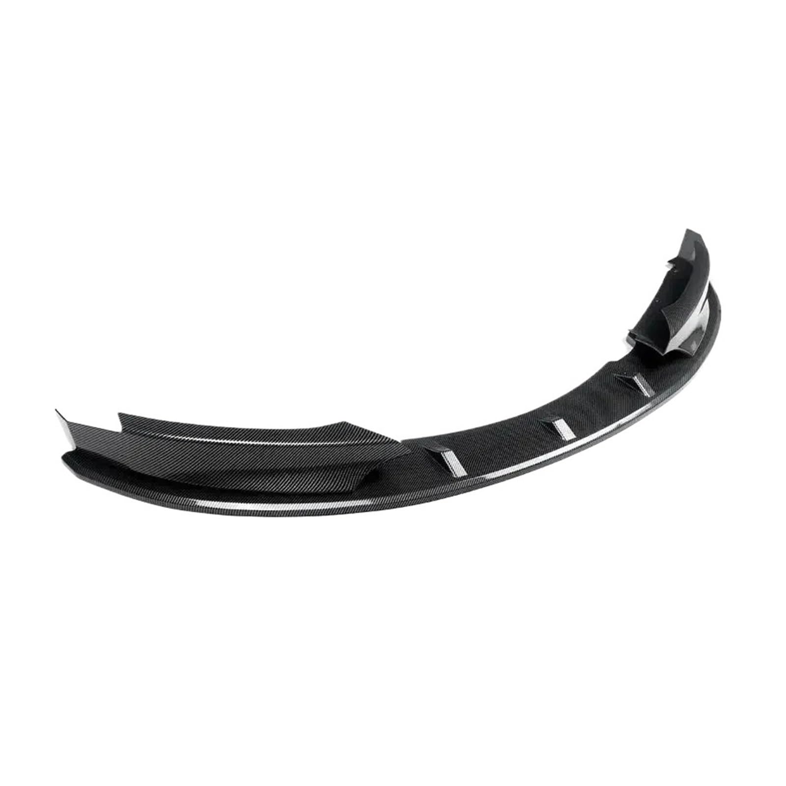 MEIZIYU 4-teiliger Frontstoßstangenspoiler, passend for E82 E88 128i 135i, passend for M, Sport 2007–2013, Bodykits, Tuning, schwarzer Diffusor-Splitter Aerodynamische Lippe vorne(Carbon Look) von MEIZIYU