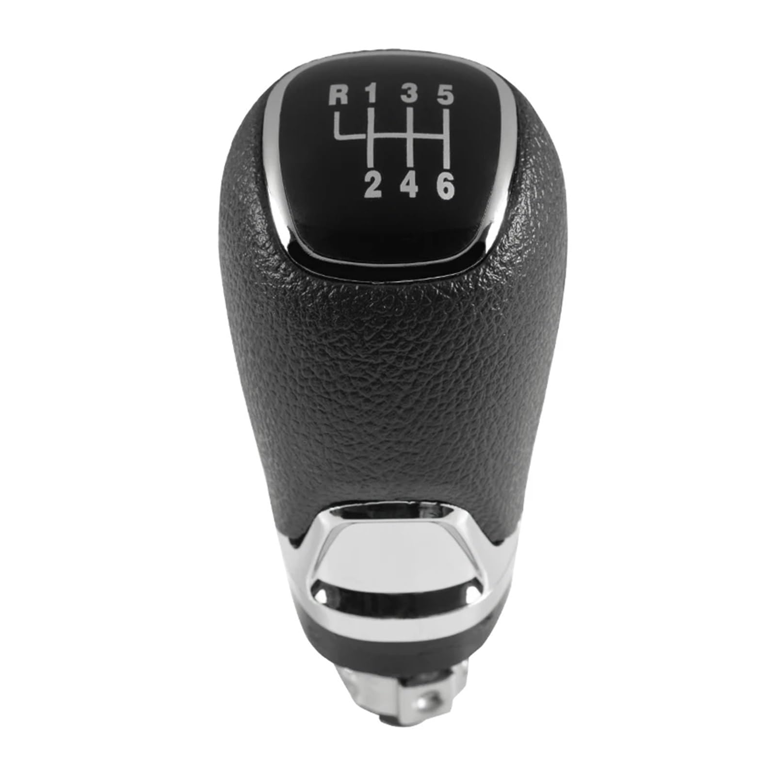 MEIZIYU 5 6 Gang Auto Schaltknauf Hebel Shifter Griff Stick Gamasche Boot Fit for Skoda Octavia A5 A6 2004-2012 Abdeckung Kragen Auto-Schaltmanschette(6 Speed gear knob) von MEIZIYU