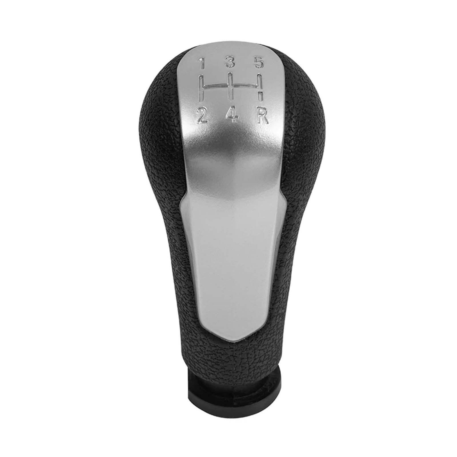 MEIZIYU 5-Gang-Schaltknauf, Gamasche, Leder-Kofferraumabdeckung, passend for MT-Hebel, Schalthebel, Stiftgriff, Auto-Styling-Zubehör, Chevy Spark 2011–2016 Auto-Schaltmanschette(Silver gearknob) von MEIZIYU