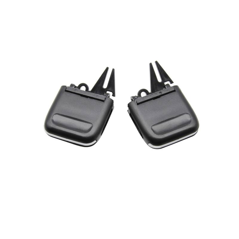 MEIZIYU AC-Entlüftungsgitter-Clip-Schieber, passend for Porsche, Macan 2014–2017, Reparatursatz, Auto vorne und hinten, Klimaanlage Belüftungsclip-Schieber(Rear 2PCS) von MEIZIYU