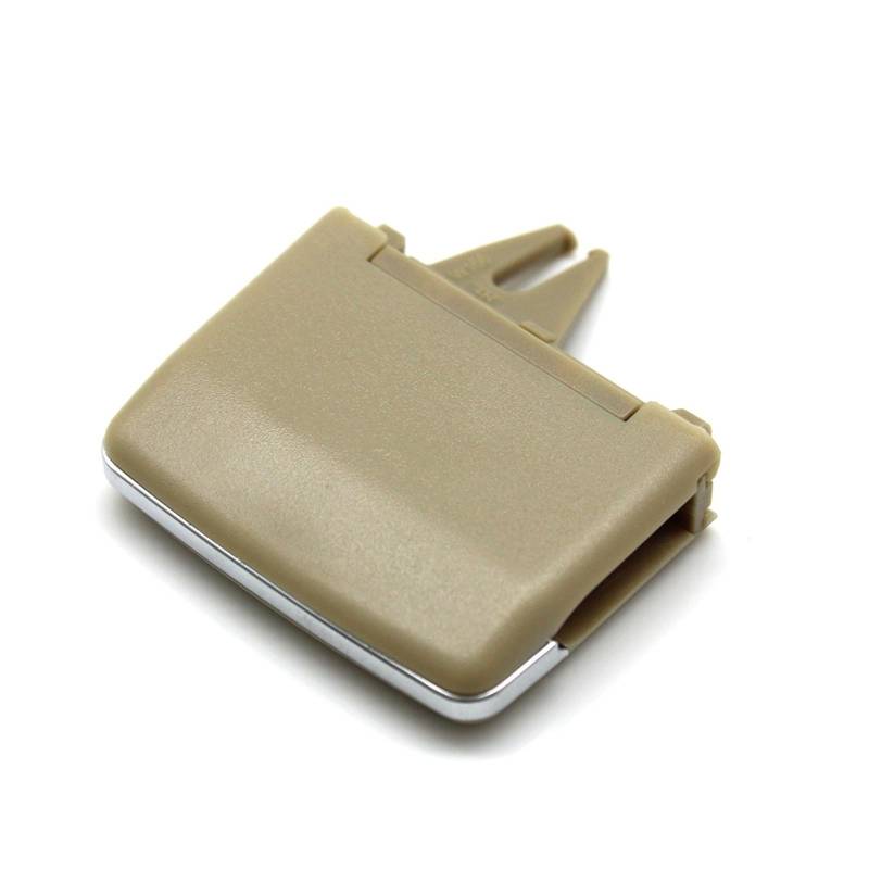 MEIZIYU AC-Entlüftungsgitter-Clip-Schieber, passend for W166, M ML GL GLE GLS 2012–2019 W166 B-Säulen-Auslasslasche hinten Reparatursatz Belüftungsclip-Schieber(Beige 1PC) von MEIZIYU