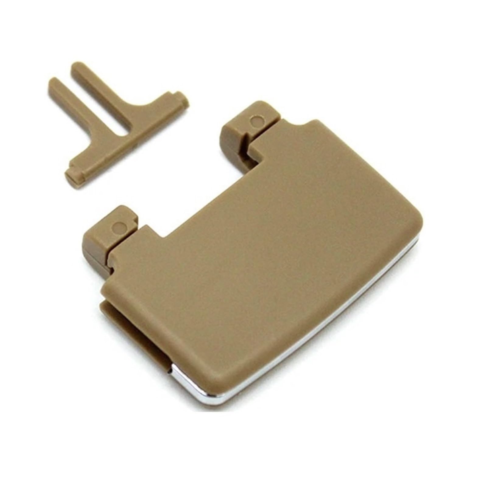 MEIZIYU AC-Entlüftungsgitter-Laschenclip, passend for W164, X164 ML GL, Rücksitz-Klimaanlagen-Auslass-Silder-Reparatursatz Belüftungsclip-Schieber(Beige 1PC) von MEIZIYU