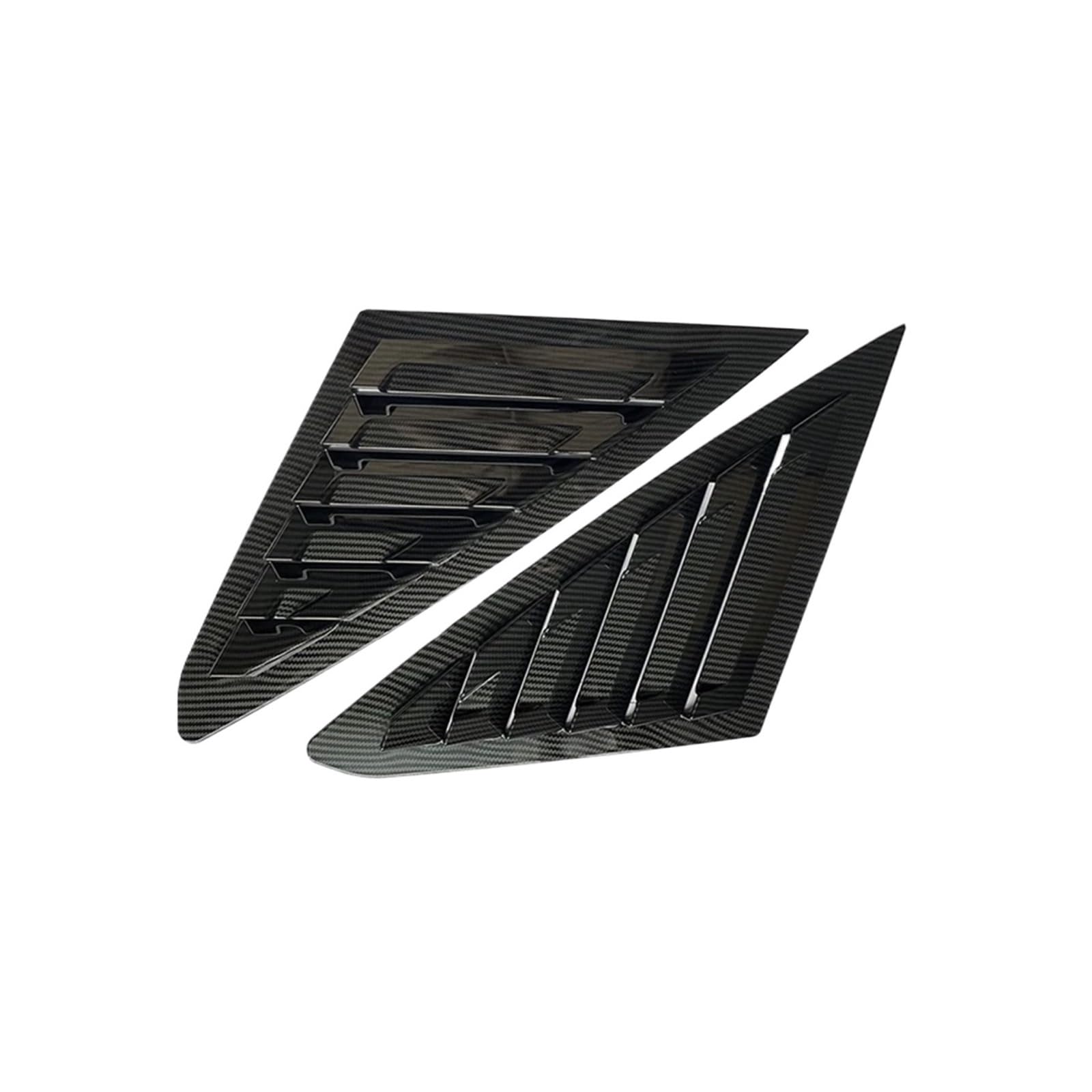 MEIZIYU Aufkleber for die Abdeckung des Heckscheiben-Lamellenrahmens, passend for Ford Focus Limousine, 2011-2017, Auto-Styling, Jalousien, Zierleiste, Autozubehör Auto Hintertür Fensterladen Abdeckun von MEIZIYU