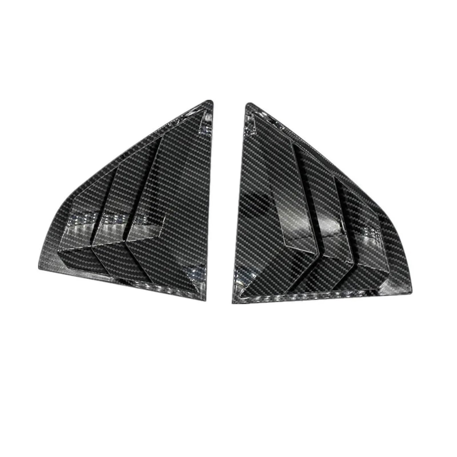 MEIZIYU Aufkleber for die hintere Lamellenfensterabdeckung, passend for Mitsubishi Lancer 2002–2006, Autozubehör, Autoteile, Carbon-Seitenlüftungsschaufel-Shutter Auto Hintertür Fensterladen Abdeckung von MEIZIYU