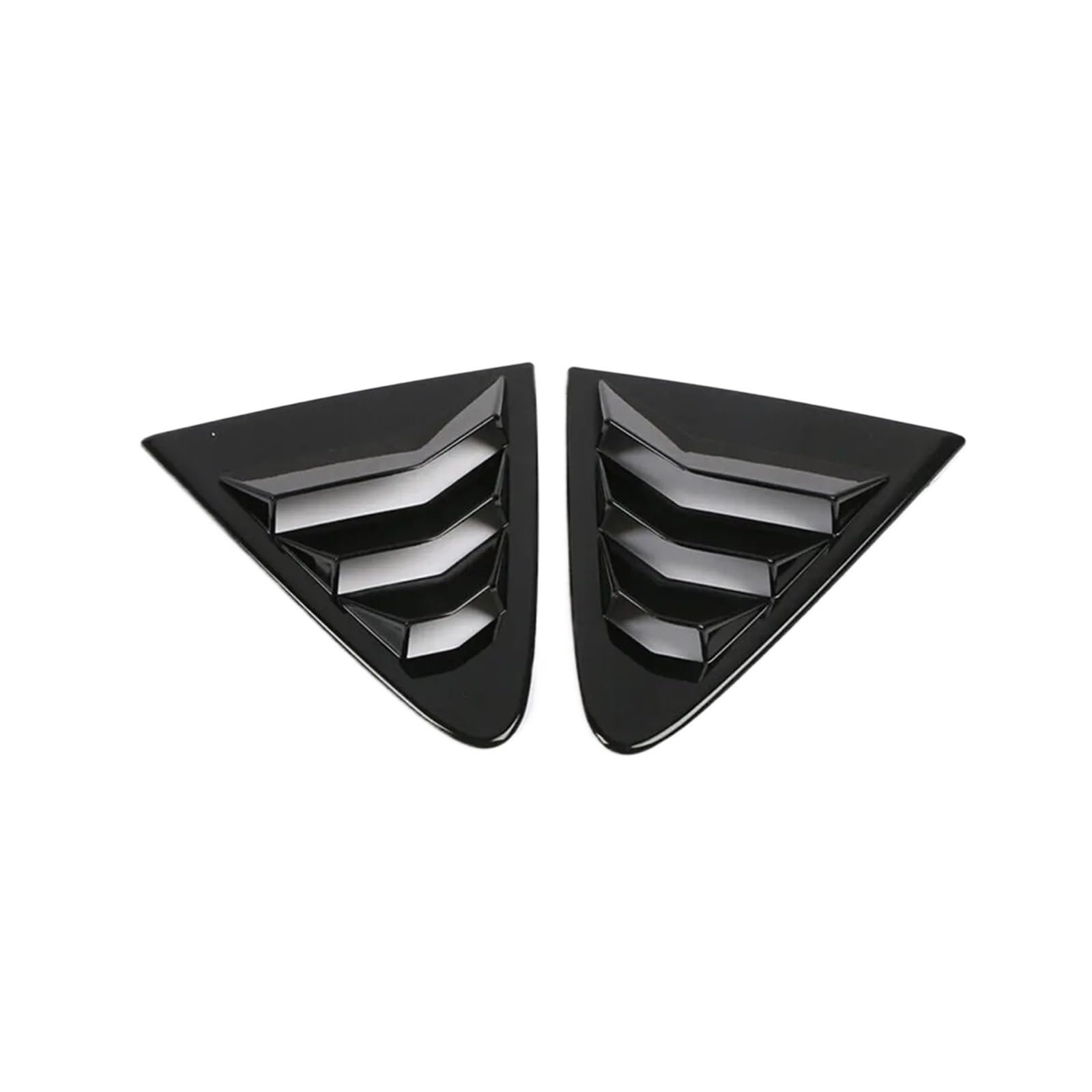 MEIZIYU Auto-Hecklamellen-Fensterabdeckungsaufkleber passend for Toyota Corolla Limousine 2019-2023 Trim Vent Scoop ABS Carbon Fiber Black Side Shutter Auto Hintertür Fensterladen Abdeckungsverkleidun von MEIZIYU