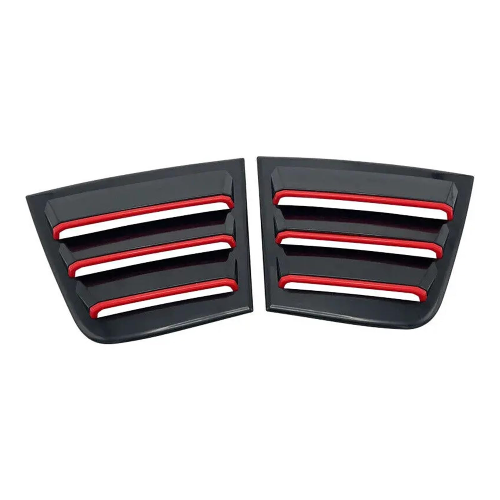 MEIZIYU Auto-Hecklamellenfenster-Abdeckung, Zieraufkleber, passend for Dodge Charger 2011-2021, Blind-Entlüftungsschaufel, ABS-Kohlefaser-Zubehör, Seitenverschluss Auto Hintertür Fensterladen Abdeckun von MEIZIYU