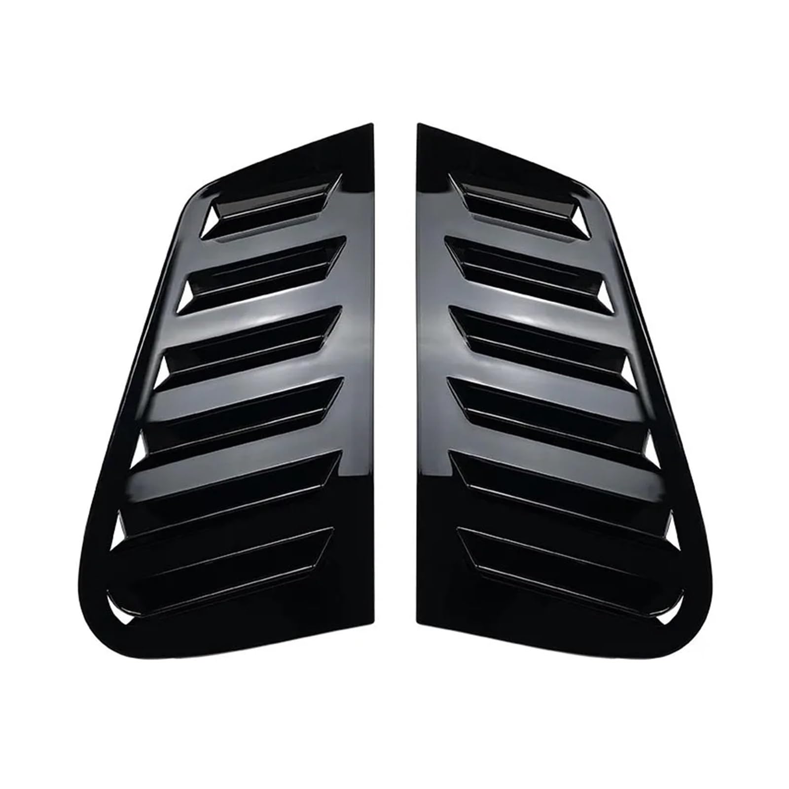 MEIZIYU Auto-Heckscheibenabdeckung, Zieraufkleber, passend for Volkswagen, passend for VW, passend for Golf 4 MK4 1997–2006, Seitenfenster-Lamellen, Kohlefaser, Auto-Dekorationsverschluss Auto Hintert von MEIZIYU