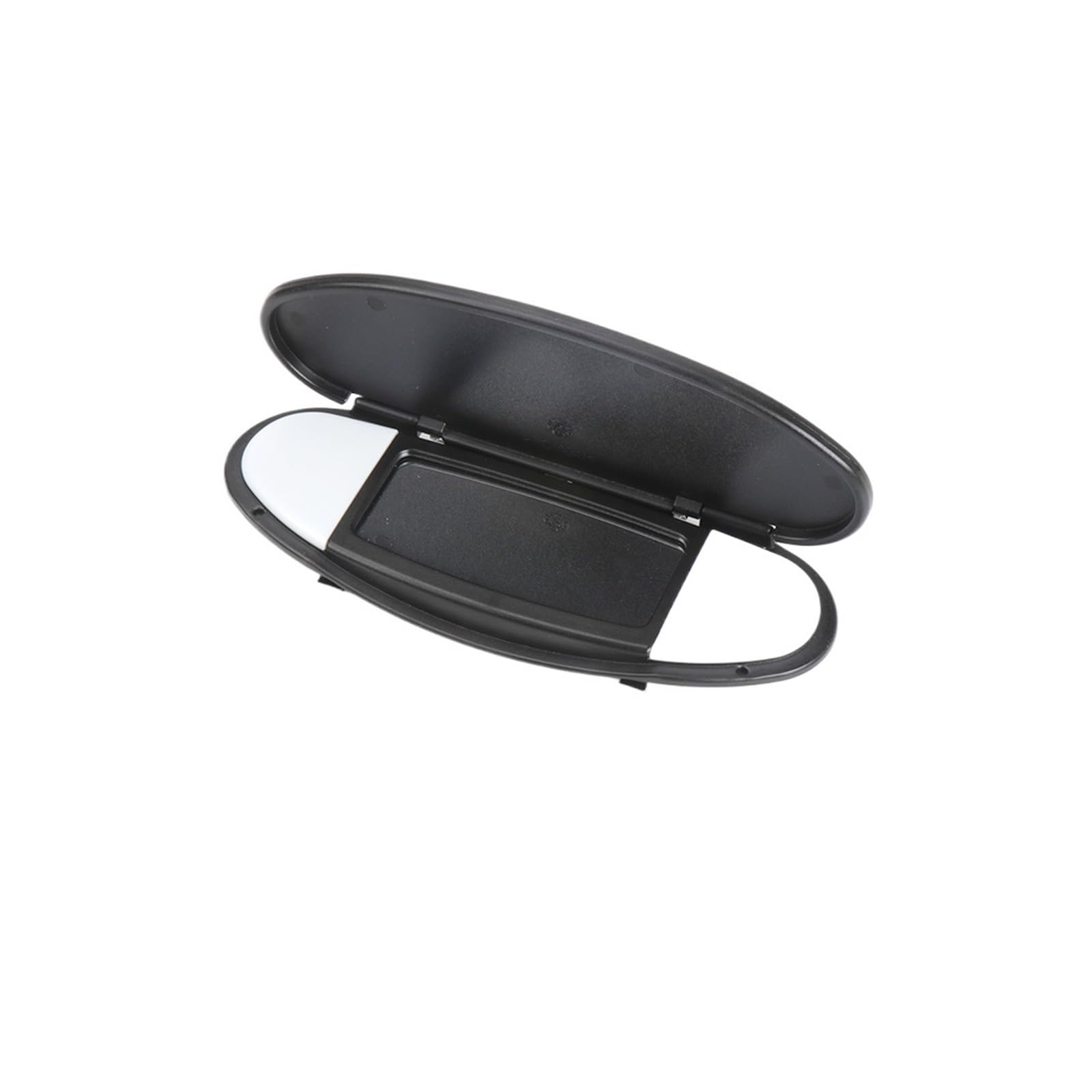 MEIZIYU Auto-Sonnenblenden-Spiegelabdeckung, passend for Mini, R55 R56 R60 51167316833 Zubehör Sonnenschutzblende Gehäuse Eitelkeit Visierspiegelkappe(Black) von MEIZIYU