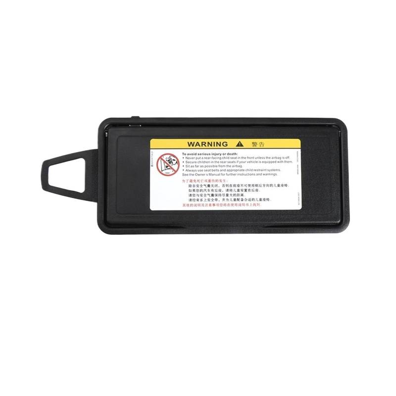 MEIZIYU Auto-Sonnenblenden-Spiegelabdeckung, passend for W220 S-Klasse, Autozubehör, Ersatz-Schminkspiegel for die Autoinnenverkleidung Visierspiegelkappe(Black Right) von MEIZIYU