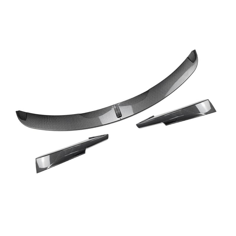 MEIZIYU Frontlippen-Stoßstangenspoiler, passend for 3er E90 E91 LCI M Sport 323i 325i 328i 335i 2009–2012, Auto-Seitenabdeckung Aerodynamische Lippe vorne(Carbon Fibre Look) von MEIZIYU