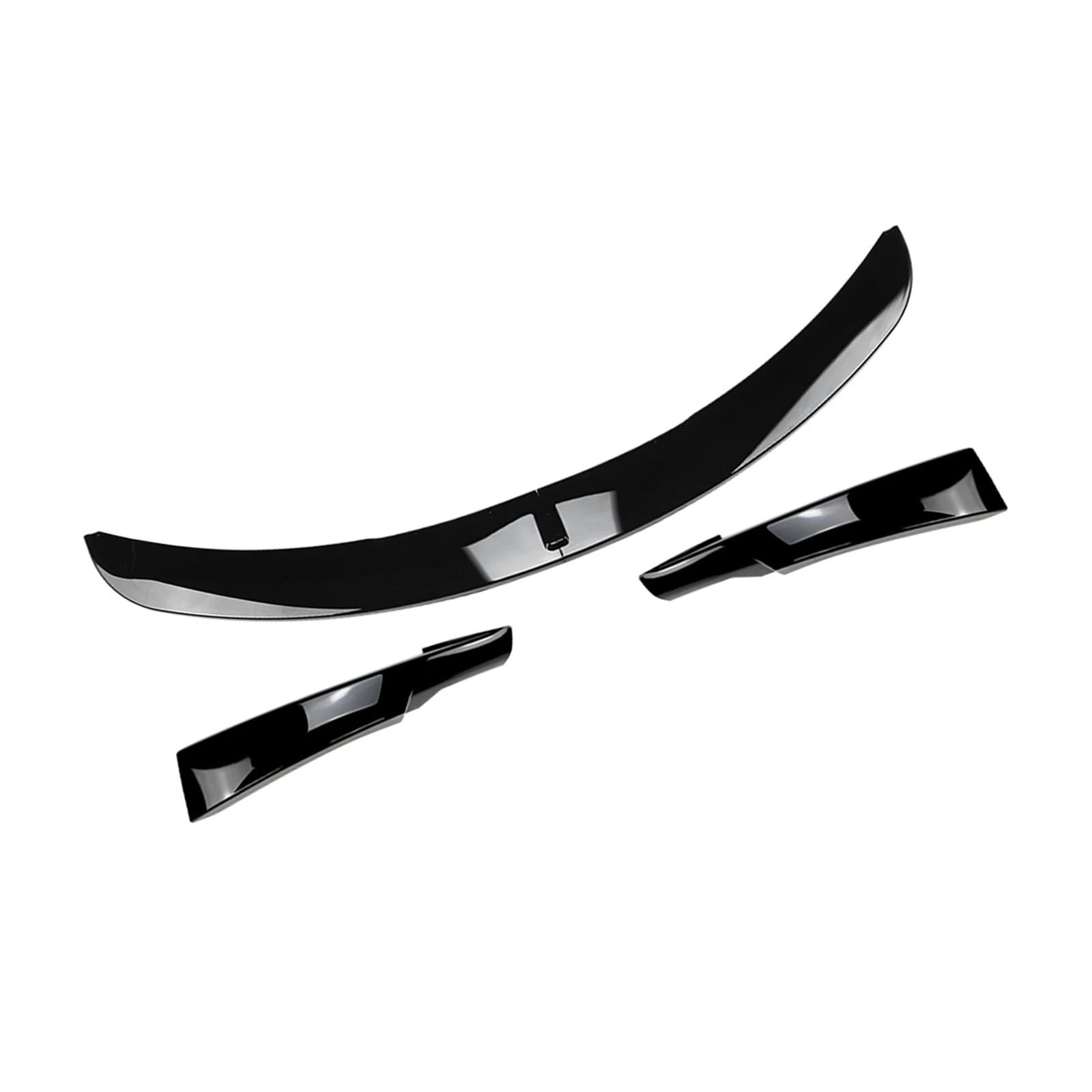 MEIZIYU Frontlippen-Stoßstangenspoiler, passend for 3er E90 E91 LCI M Sport 323i 325i 328i 335i 2009–2012, Auto-Seitenabdeckung Aerodynamische Lippe vorne(Gloss Black) von MEIZIYU