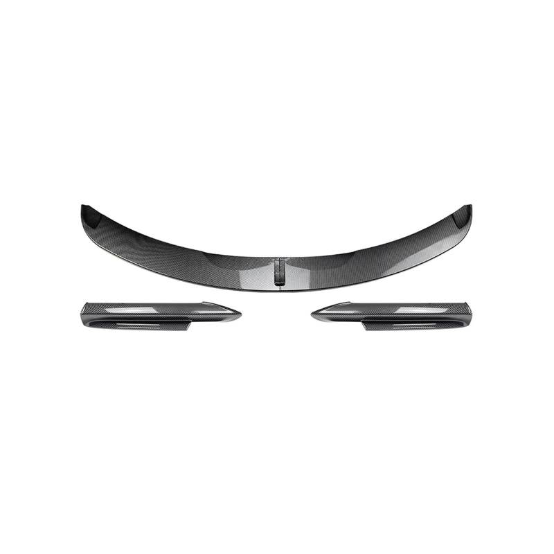 MEIZIYU Frontstoßstangen-Lippenspoiler, passend for 3er E90 E91 M-Tech Pre-LCI 2005–2008, seitliche Splitter-Abdeckung, Verkleidung des unteren Autoblatts Aerodynamische Lippe vorne(Carbon Fiber Look) von MEIZIYU