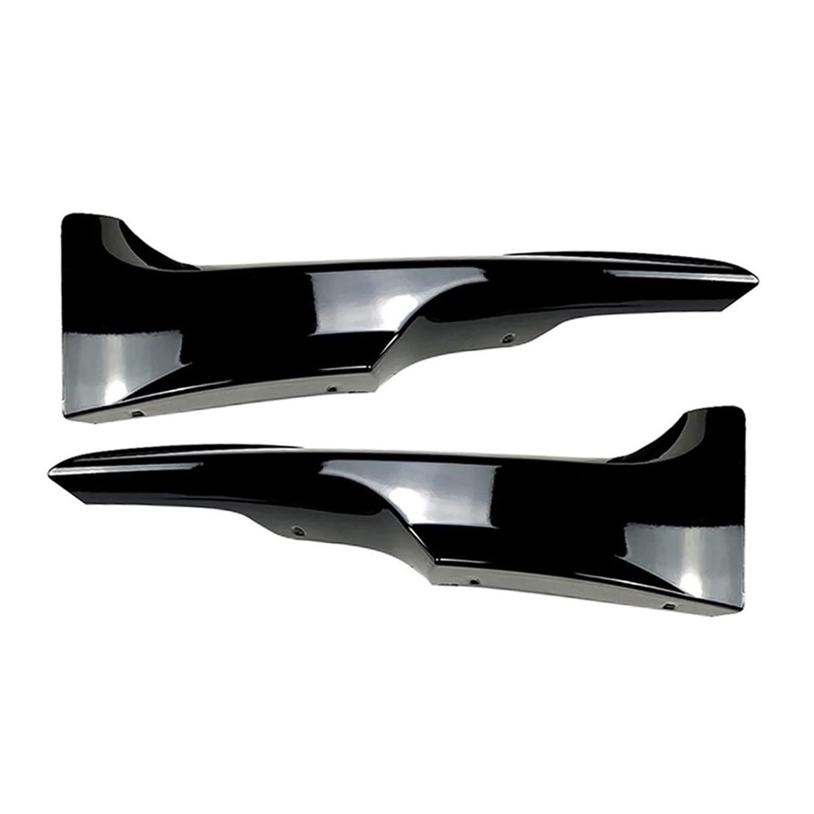 MEIZIYU Frontstoßstangen-Lippenspoiler, passend for 3er E92 E93 M-Tech 325i 328i 330i 2006–2009 Trim Corner Car Aerodynamische Lippe vorne(Glossy Black) von MEIZIYU