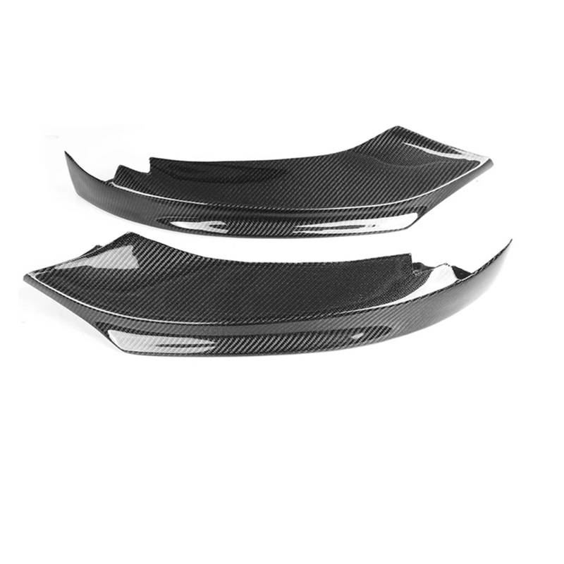 MEIZIYU Frontstoßstangen-Seitensplitter-Abdecklippe, passend for 4er F32 F33 F36 428i 435i M-Sport 2014–2020, untere Spoilerplatte aus Kohlefaser Aerodynamische Lippe vorne von MEIZIYU