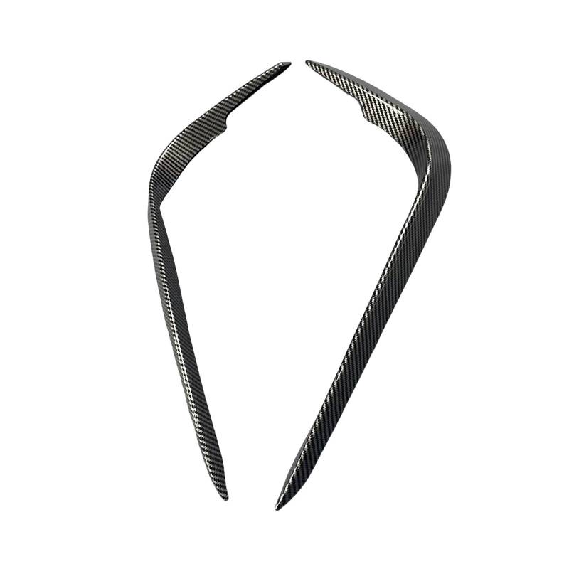 MEIZIYU Frontstoßstangen-Seitenspoiler, passend for 3er E90 E91 320i 330i M Sport LCI 2009–2012, Auto-Nebelscheinwerfer-Rahmen, Lüftungsschlitz-Aufkleber-Splitter Aerodynamische Lippe vorne(Carbon Loo von MEIZIYU