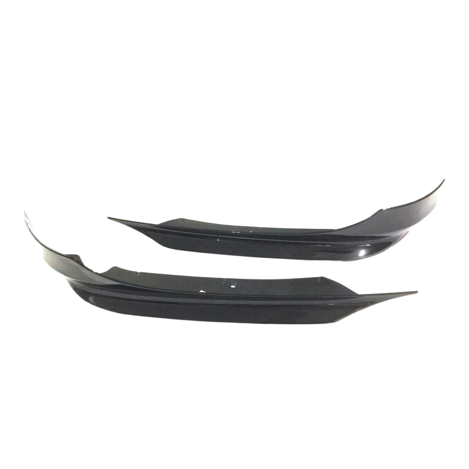 MEIZIYU Frontstoßstangen-Seitenspoiler-Abdeckung, passend for 3er-Serie E90 2009–2011, glänzend schwarz, Auto-Split-Splitter-Schutzplatten-Set for die untere Ecke Aerodynamische Lippe vorne von MEIZIYU