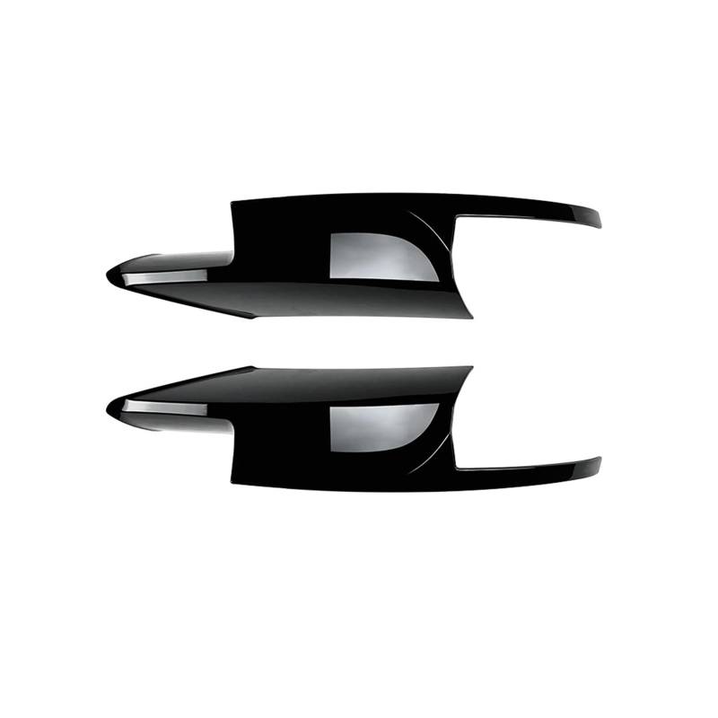 MEIZIYU Frontstoßstangen-Seitenspoiler-Abdeckung, passend for 5er F10 M5 Limousine 2011–2017, Carbonfaser-Look, glänzend schwarz, unterer Schutz-Splitter Aerodynamische Lippe vorne(Glossy Black) von MEIZIYU