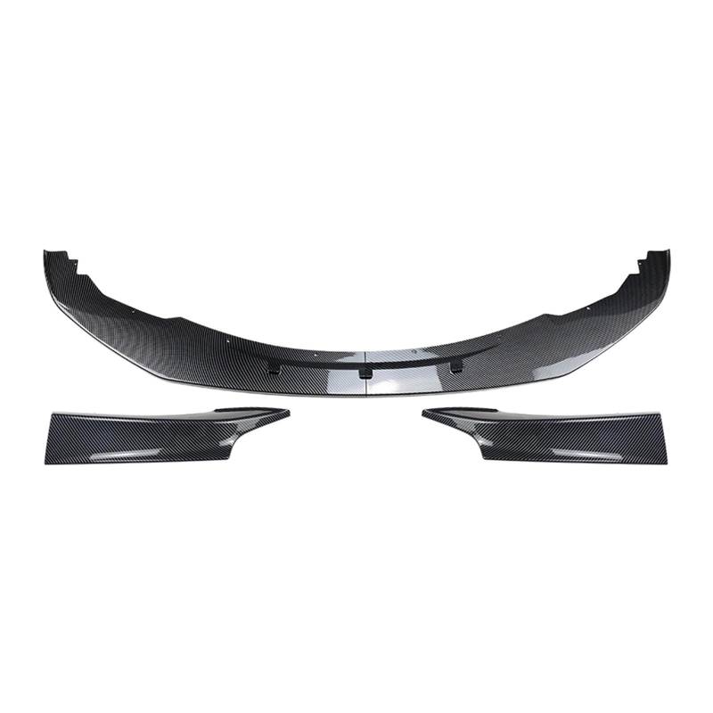 MEIZIYU Frontstoßstangen-Splitterlippe, passend for 1er F20 F21 M Sport 2011–2015 118i 120i Seitenspoiler-Abdeckungs-Zierklinge Aerodynamische Lippe vorne(Carbon Fiber Look) von MEIZIYU