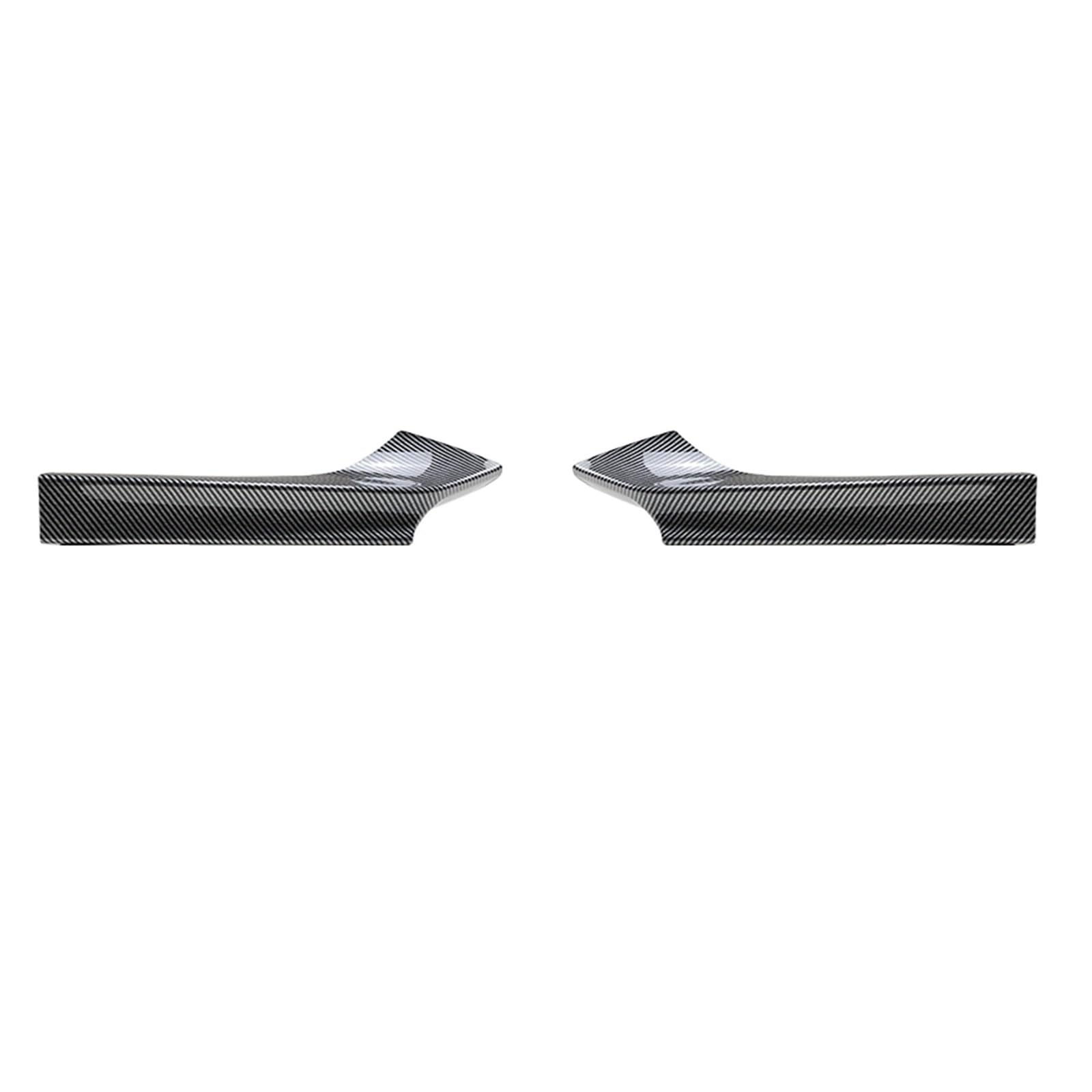 MEIZIYU Frontstoßstangen-Spoiler-Seitenlippenabdeckung, passend for 2er-Serie F22 F23 M235i M240i 220i 228i 230i M Sport 2014–2022 MP Style Air Vent Trim Aerodynamische Lippe vorne(Carbon Fiber Look) von MEIZIYU