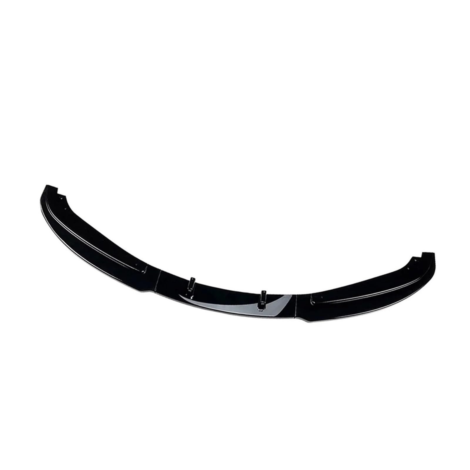 MEIZIYU Frontstoßstangen-Spoilerlippe, passend for 3er E90 4-türige Limousine 2009–2012, Auto-Splitter-Verkleidungs-Body-Kit Aerodynamische Lippe vorne(Bright Black) von MEIZIYU