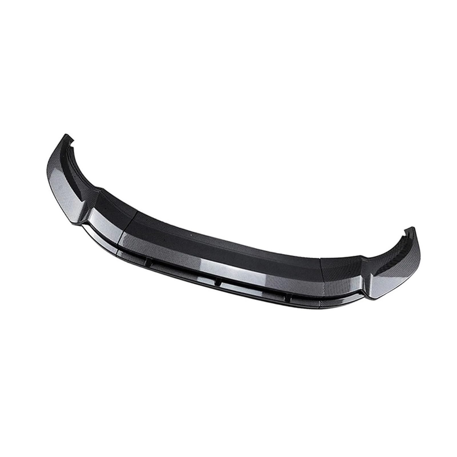 MEIZIYU Frontstoßstangen-Spoilerlippe, passend for VW, passend for Tiguan, Rline R-Line 2021–2023, Splitter-Trim-Zubehör, Auto Aerodynamische Lippe vorne(Carbon Fiber Black) von MEIZIYU