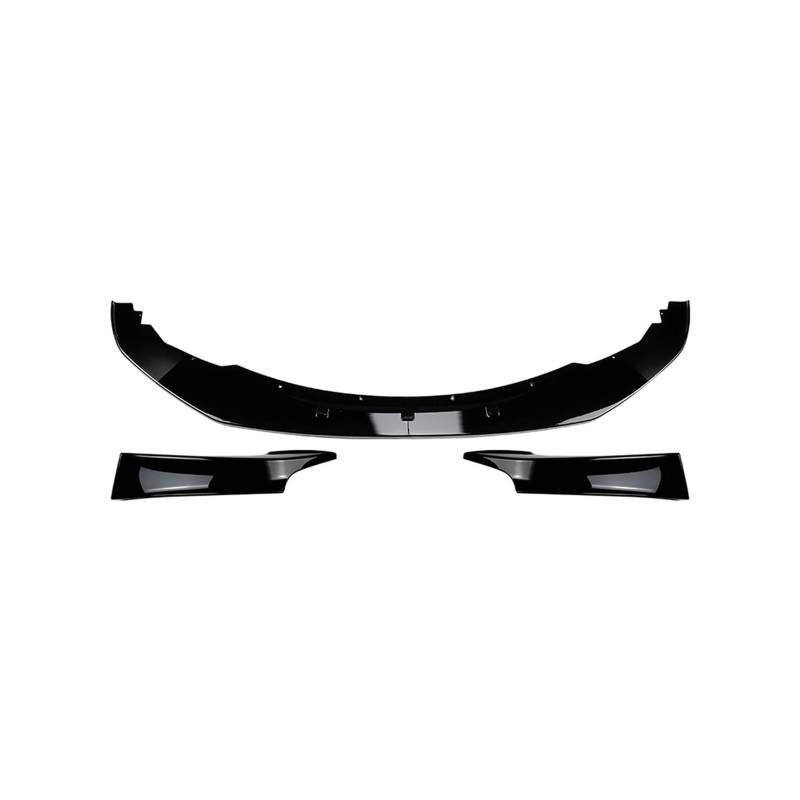 MEIZIYU Frontstoßstangenlippe, seitlicher Spoiler, passend for 1er F20 F21 M Sport 2011–2015, Verkleidung der vorderen Abdeckung Aerodynamische Lippe vorne(Gloss Black) von MEIZIYU