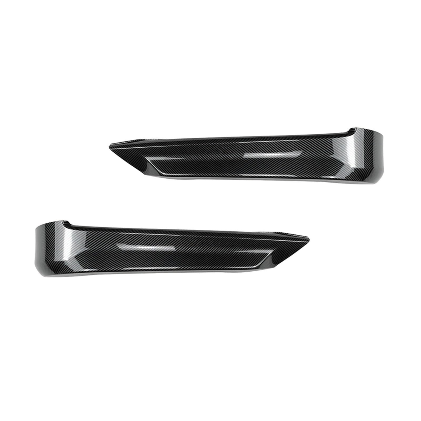 MEIZIYU Frontstoßstangenlippen-Seitenspoiler, passend for 3er-Serie E90 E91 320i 325i 330i 2005–2008, Limousinen-Basismodell, Splitter-Abdeckungssatz vor dem Facelift Aerodynamische Lippe vorne(Carbon von MEIZIYU