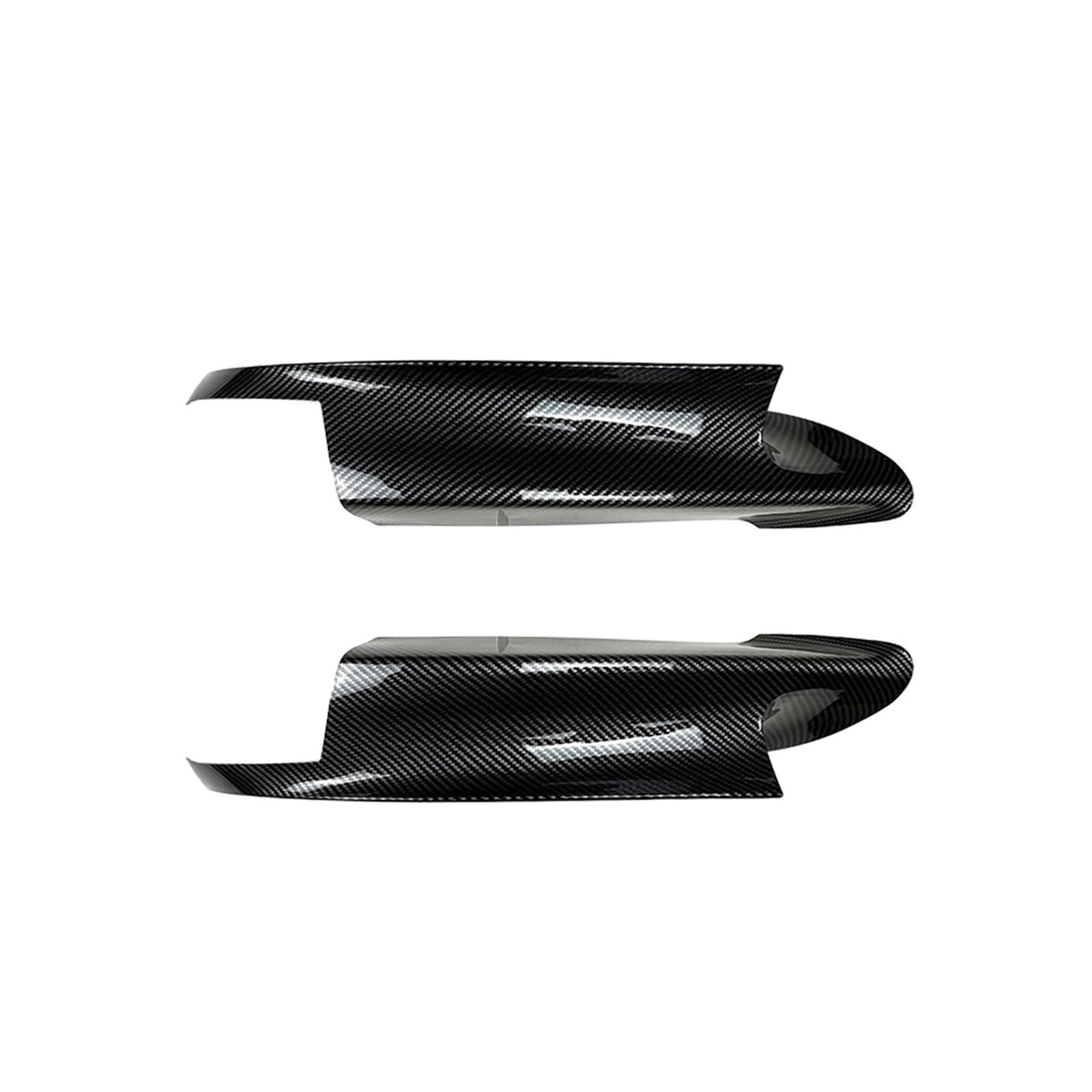 MEIZIYU Frontstoßstangenlippen-Seitenspoiler, passend for E90 E91 E92 E93 M3 2007–2013, Eckabdeckung, untere Splitterplatte Aerodynamische Lippe vorne(Carbon Fiber Look) von MEIZIYU