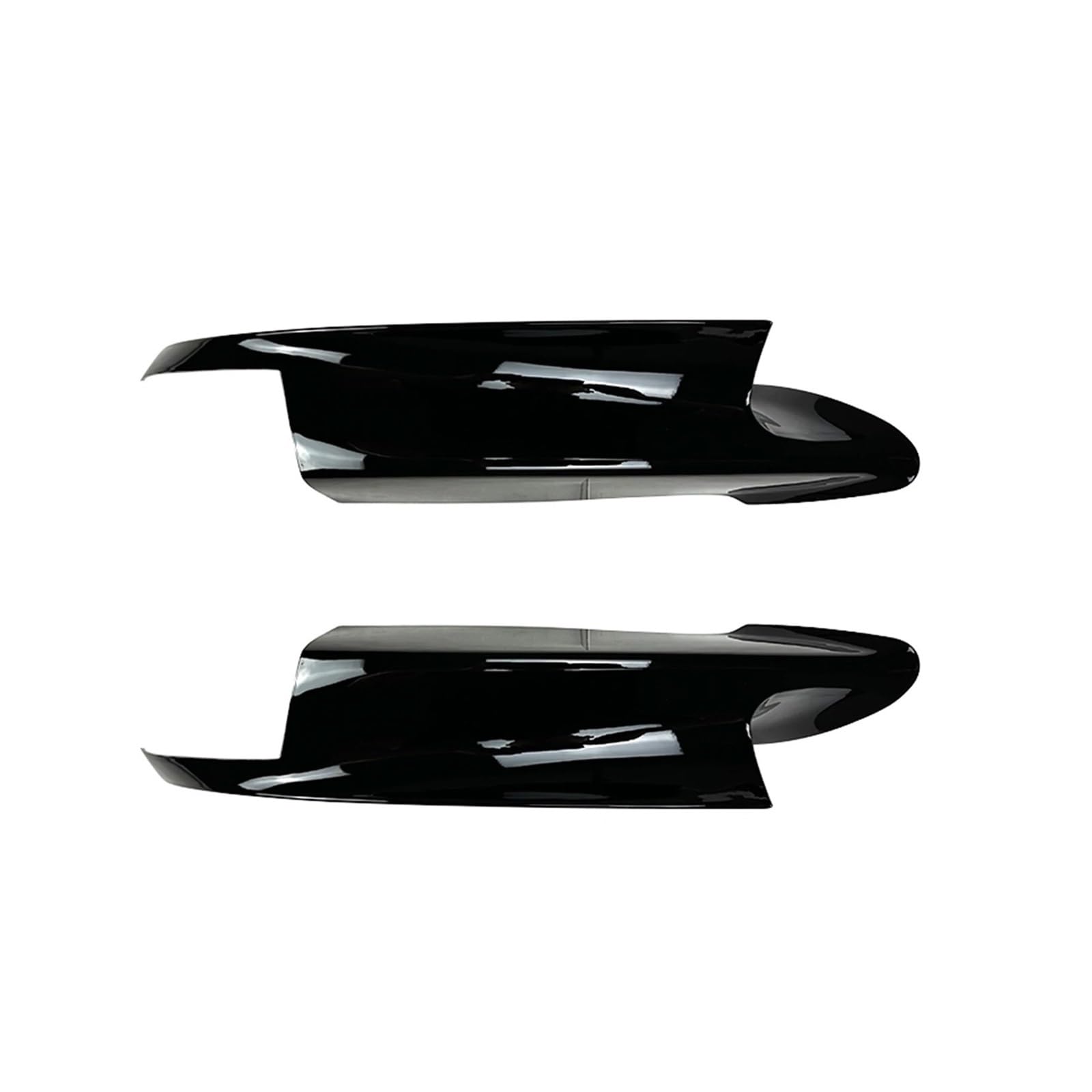 MEIZIYU Frontstoßstangenlippen-Seitenspoiler, passend for E90 E91 E92 E93 M3 2007–2013, Eckabdeckung, untere Splitterplatte Aerodynamische Lippe vorne(Glossy Black) von MEIZIYU