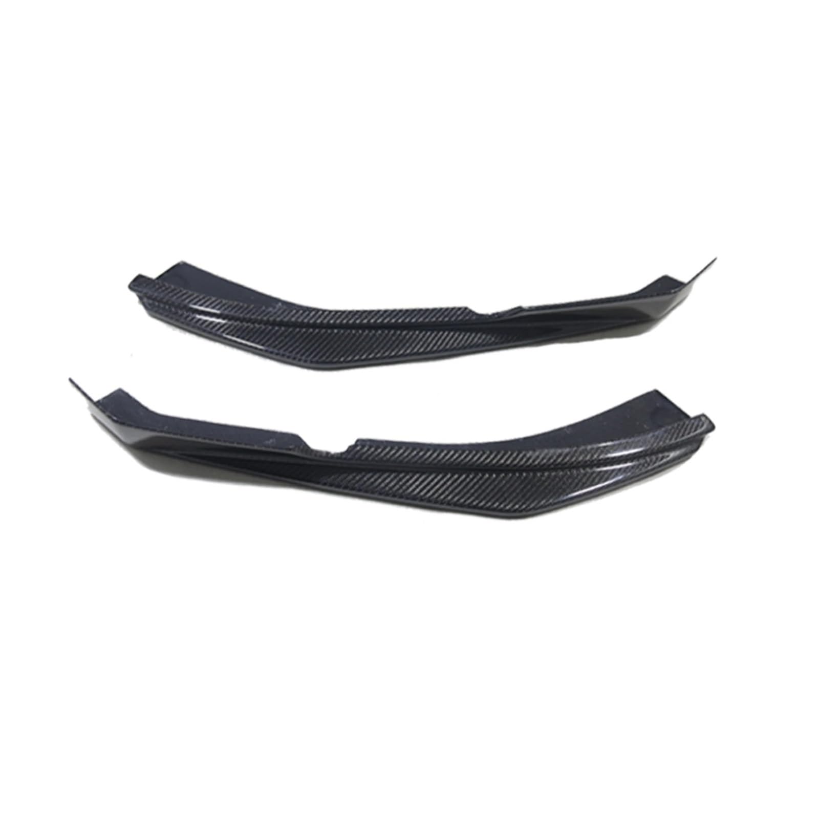 MEIZIYU Frontstoßstangenlippen-Seitenspoiler, passend for Maserati, Gran Turismo GT GTS GC 2008–2014, Basis-Coupé, 2-türige Abdeckung, untere Splitter-Eckplatte Aerodynamische Lippe vorne(Real Carbon von MEIZIYU