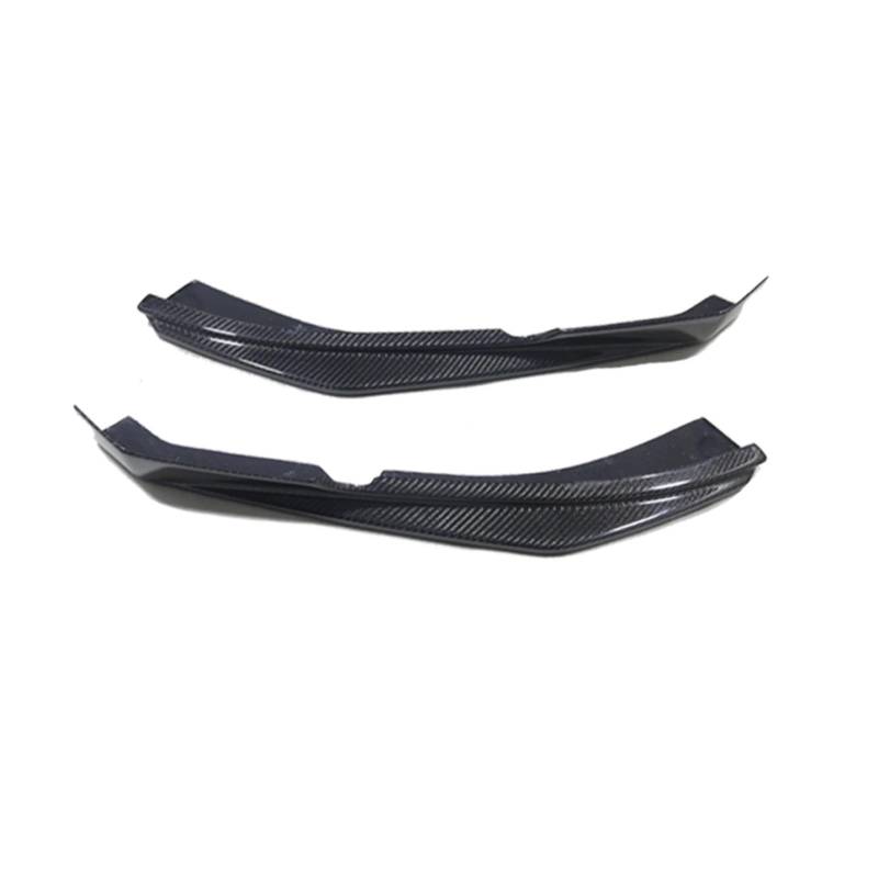 MEIZIYU Frontstoßstangenlippen-Seitenspoiler, passend for Maserati, Gran Turismo GT GTS GC 2008–2014, Basis-Coupé, 2-türige Abdeckung, untere Splitter-Eckplatte Aerodynamische Lippe vorne(Real Carbon von MEIZIYU