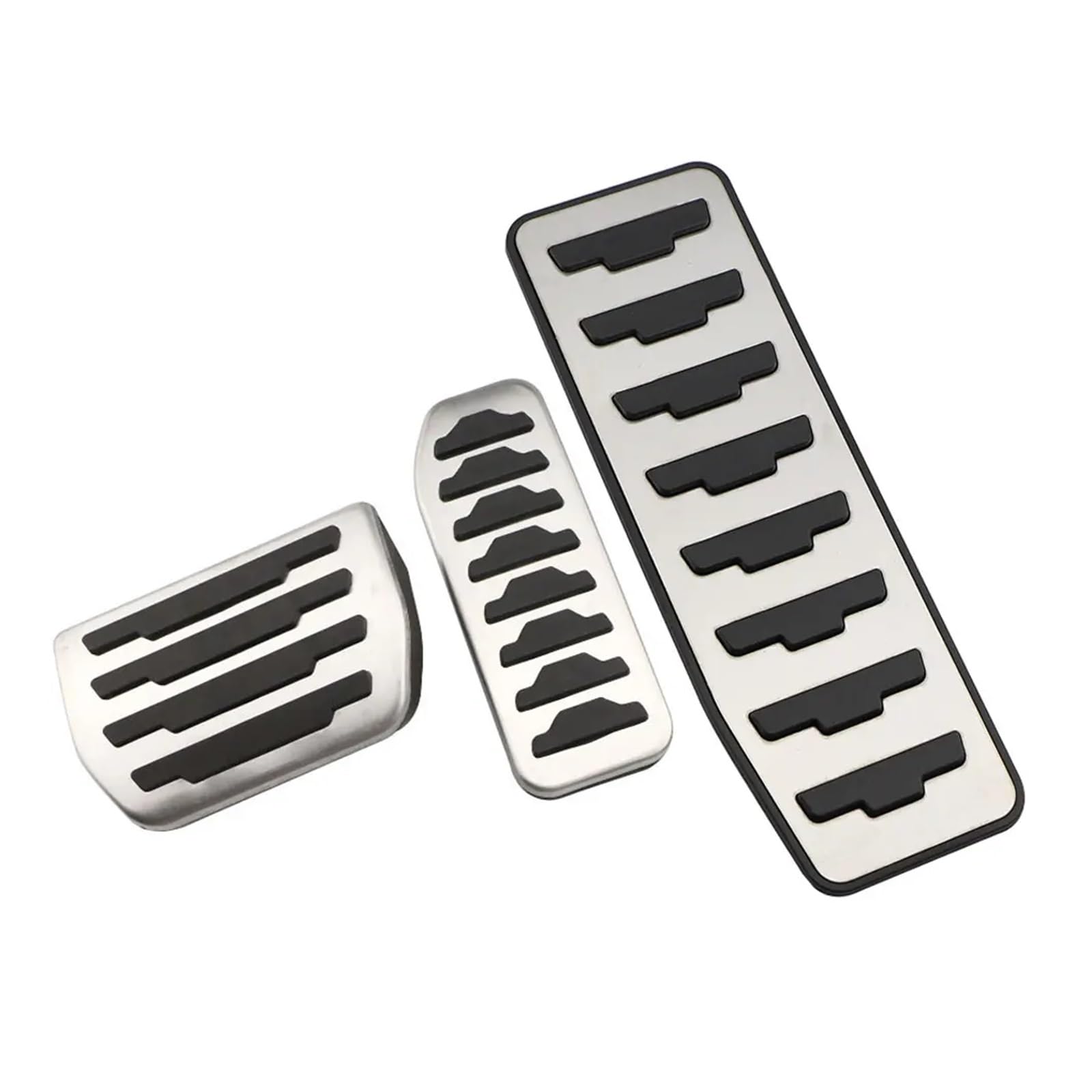 MEIZIYU Fußstützen-Pedalpolster-Abdeckung, passend for Land, Rover Freelander 2007–2015, Auto-Styling, Auto-Pedale, Bremspedal Bremspedale(3Pcs AT With Rest) von MEIZIYU