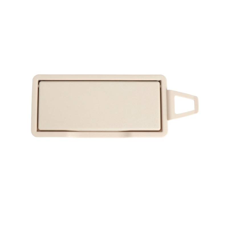 MEIZIYU Kosmetikspiegel-Abdeckung, passend for W204 C-Klasse C200 GLK300 2048104510 Sonnenschutzvisier Make-up Visierspiegelkappe(Light Beige Left) von MEIZIYU