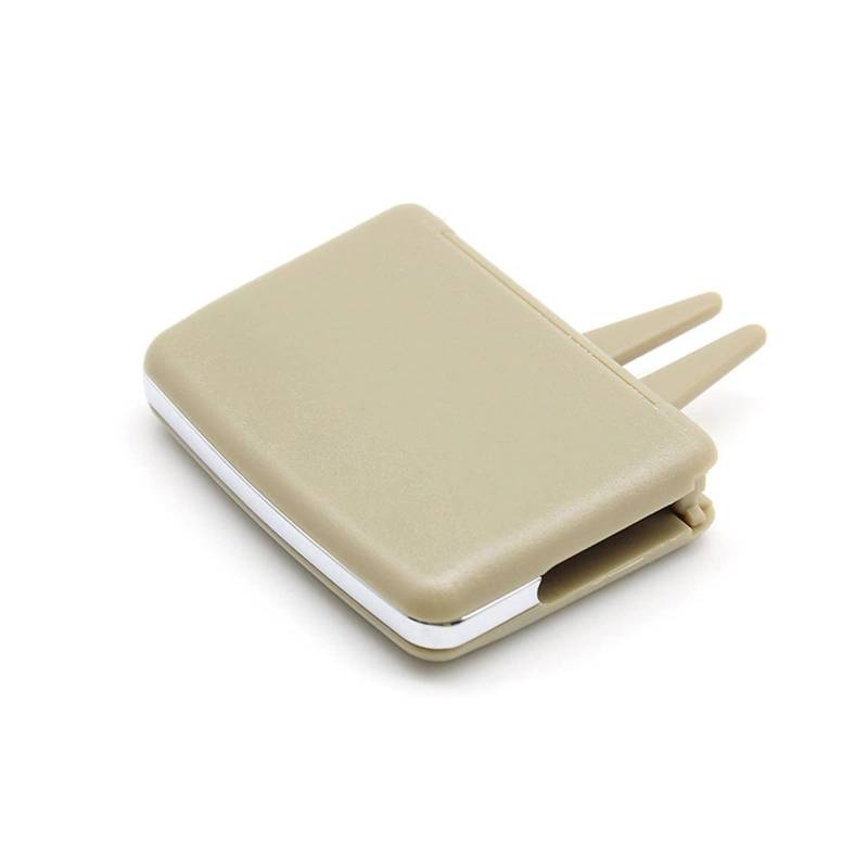 MEIZIYU Laschenclip for den hinteren AC-Entlüftungsgrill, passend for W204, C X204 GLK W212 W207 E-Klasse 2007–2011, Schieber-Reparatursatz Belüftungsclip-Schieber(Rear Beige 1pc) von MEIZIYU