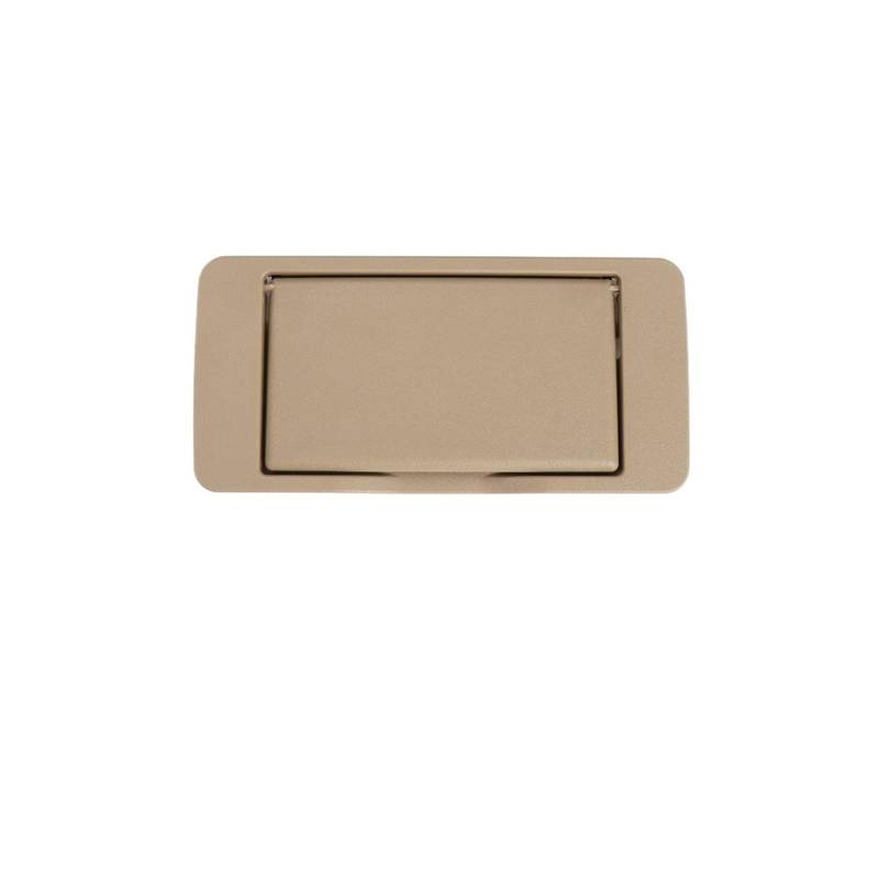 MEIZIYU Make-up-Abdeckung for Sonnenblende und Spiegel im Auto, passend for C-Klasse W203 2001–2007 2038102110, Autozubehör, Sonnenschutz, Kosmetikspiegel Visierspiegelkappe(Beige Left) von MEIZIYU