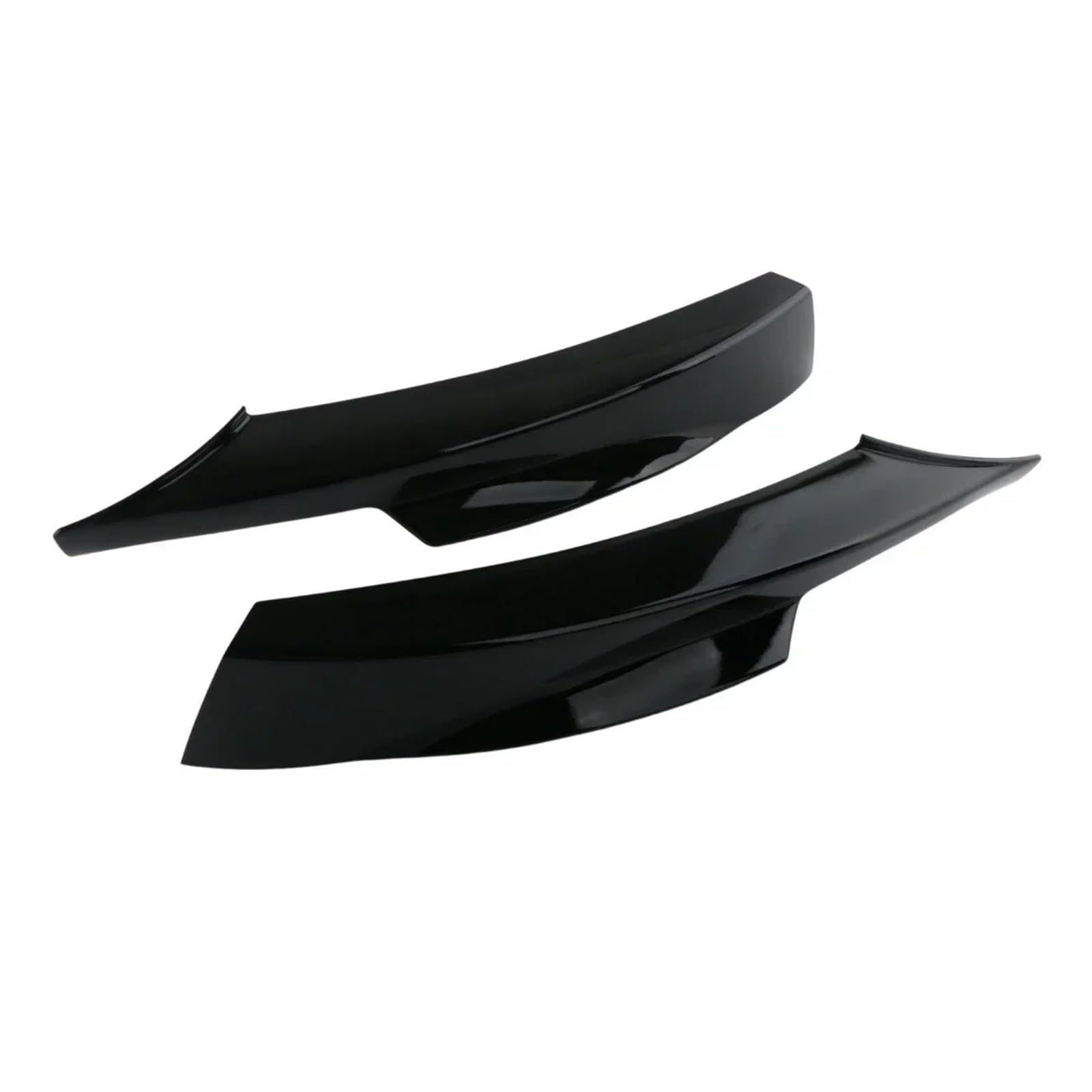 MEIZIYU Paar Frontstoßstangen-Splitter-Spoiler, passend for E90 E91 335i 328i LCI 2009–2012, M-Tech Stoßstangen-Seitensplitter-Abdeckung Aerodynamische Lippe vorne(Glossy Black) von MEIZIYU