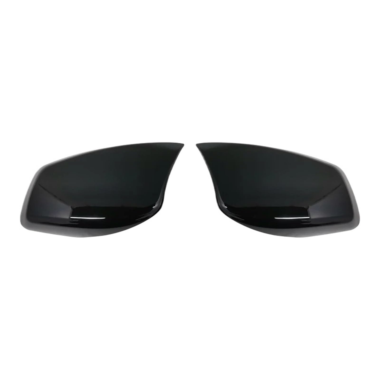 MEIZIYU Rückspiegel-Abdeckkappen, passend for BMW, 5er E60 E61 E63 E64 2004–2008, Kohlefaser-Umkehrspiegel Außenspiegelkappen(Black One Pair) von MEIZIYU