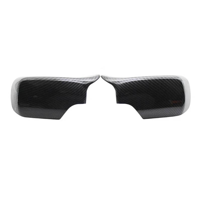 MEIZIYU Rückspiegelkappen, passend for BMW, 3er E46 1998–2005, Auto-Außenspiegelabdeckung, Spiegelgehäuse-Ersatz Außenspiegelkappen(Carbon Fiber Look) von MEIZIYU