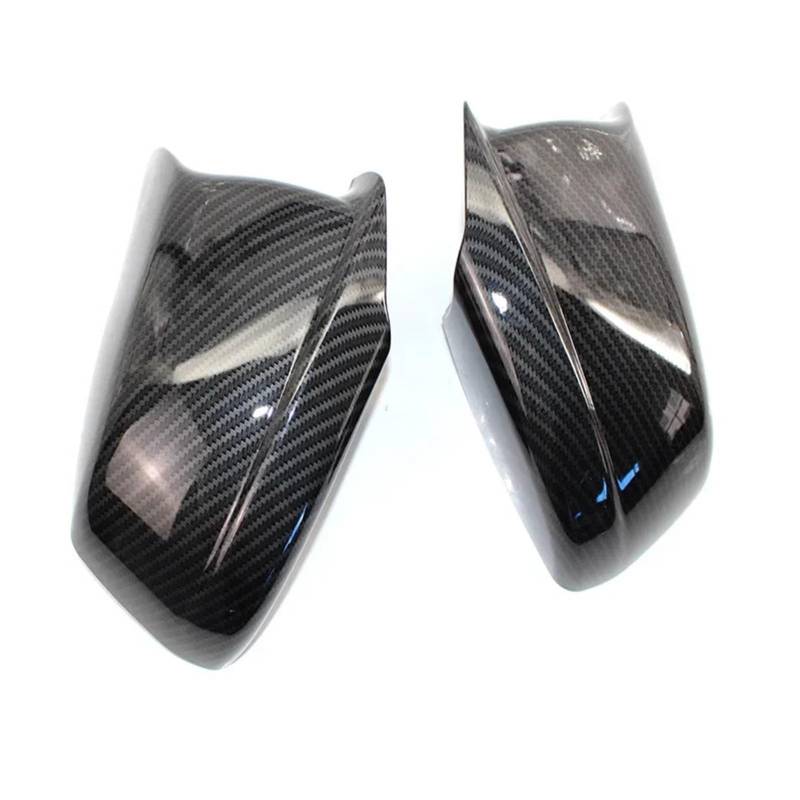 MEIZIYU Rückspiegelkappen, passend for BMW, F10 5-Serie 2011–2013 Pre-LCI, Paar schwarze Carbonfaser-Optik, Ersatz for Autotür-Außenspiegelabdeckungen Außenspiegelkappen(Carbon Fiber Look) von MEIZIYU