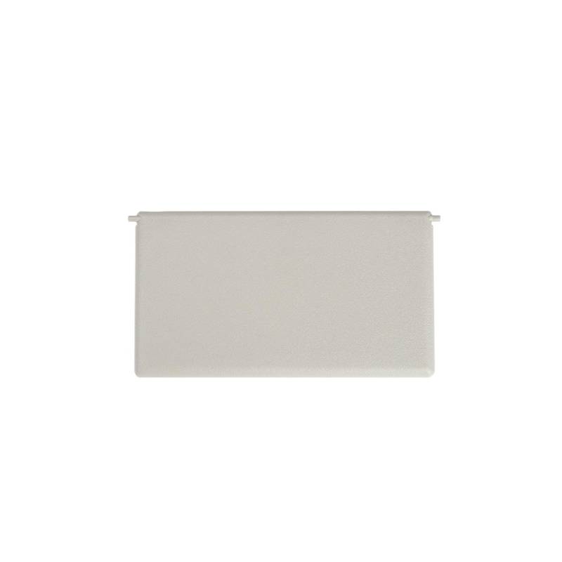 MEIZIYU Sonnenblenden-Spiegelabdeckung, passend for C-Klasse W203, Innen-Schminkspiegel, Kosmetikspiegelabdeckung, Schwarz, Beige, Grau Visierspiegelkappe(Model B Gray) von MEIZIYU